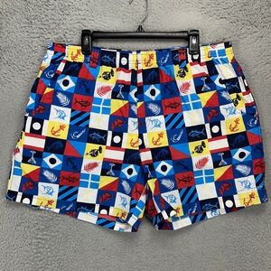 Columbia PFG Men Swim Trunks XL Multi Fishing Board Shorts Mesh Lined Drawstring